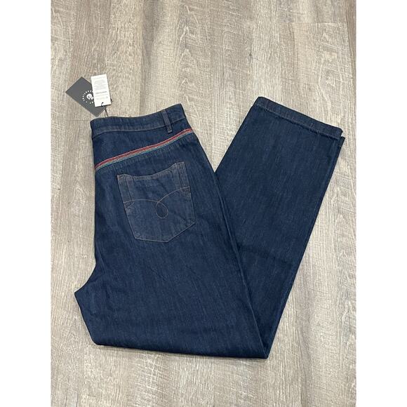 Bright And Beautiful Bijou Rainbow Jeans 16W - Picture 12 of 12